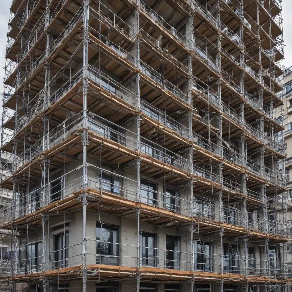 Adaptable Scaffolding For Phased Building Upgrades
