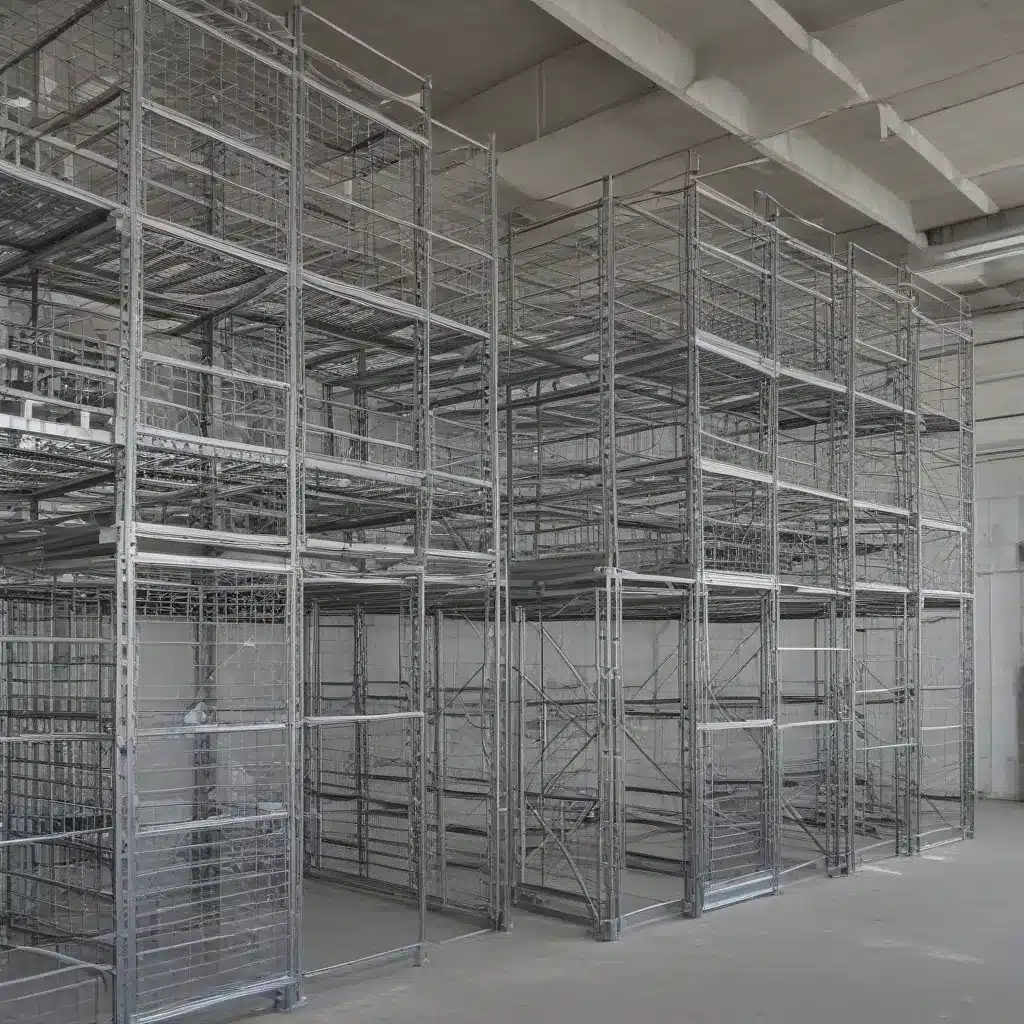 Birdcage Scaffolds for Enclosed Work Spaces