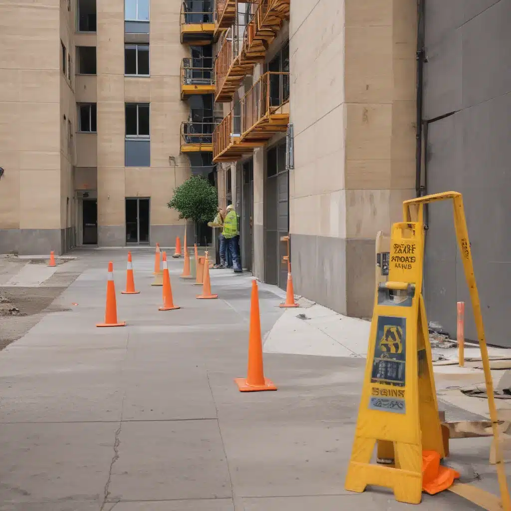 Creating A Safe Work Zone Around Your Building
