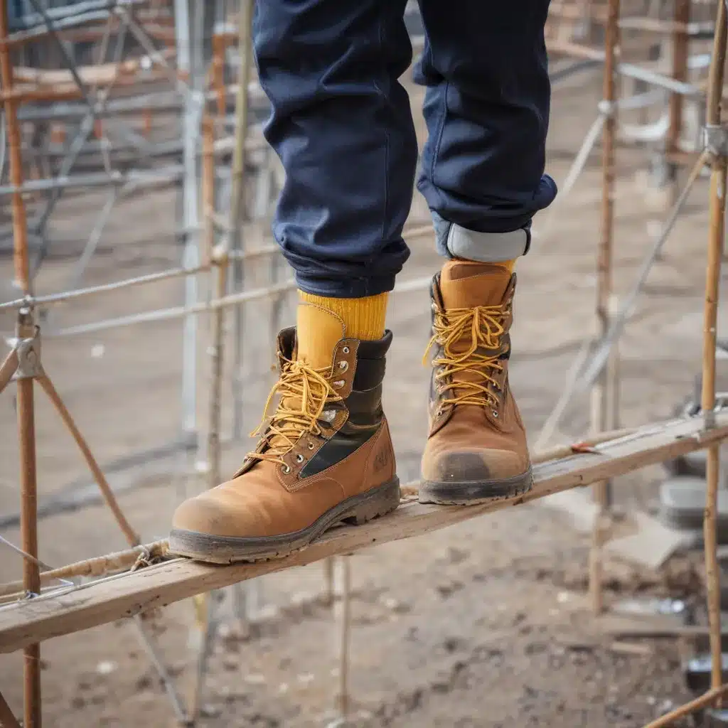 Ensuring Proper Footwear and Attire for Scaffolding Work