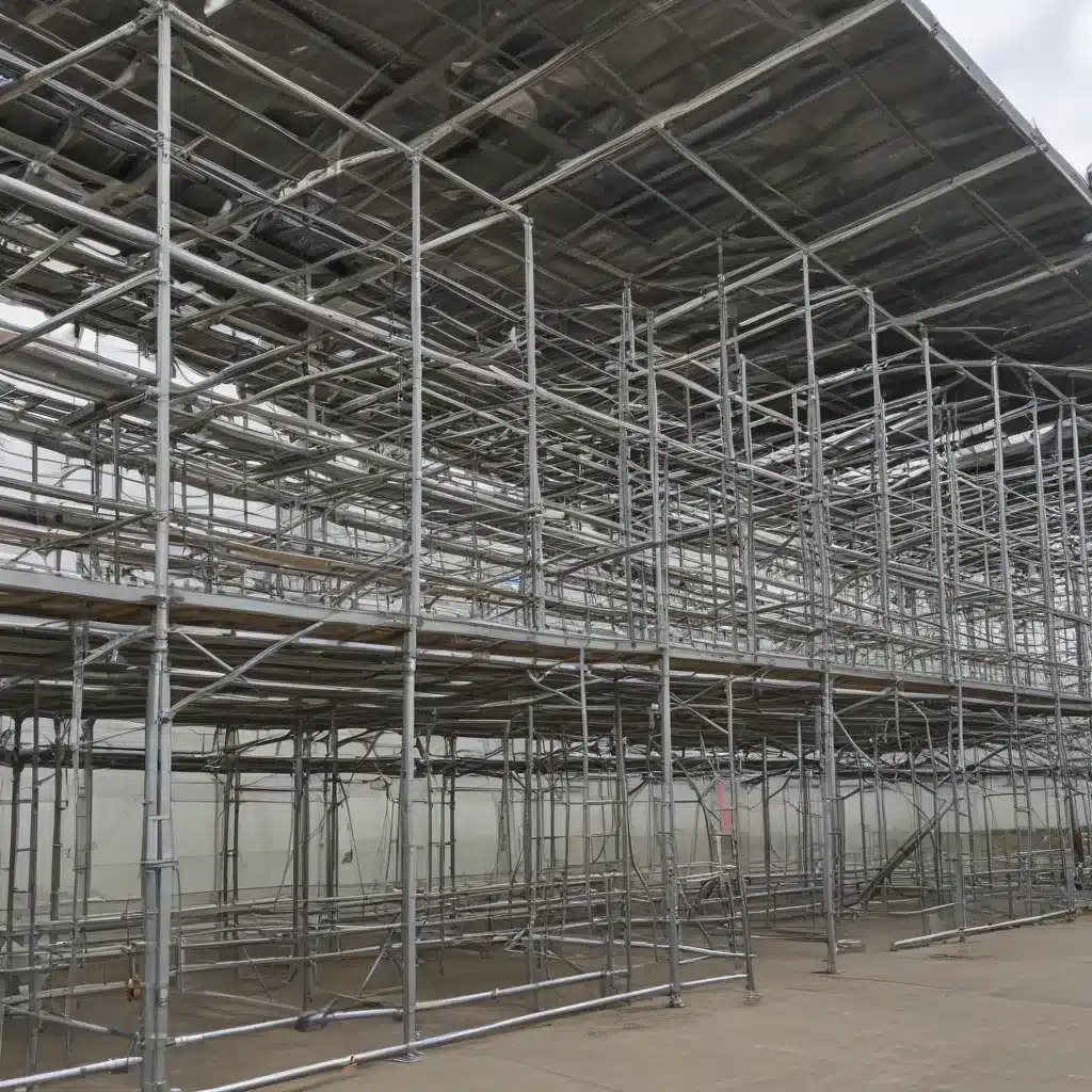 Integrating Scaffolding into Temporary Structures and Enclosures