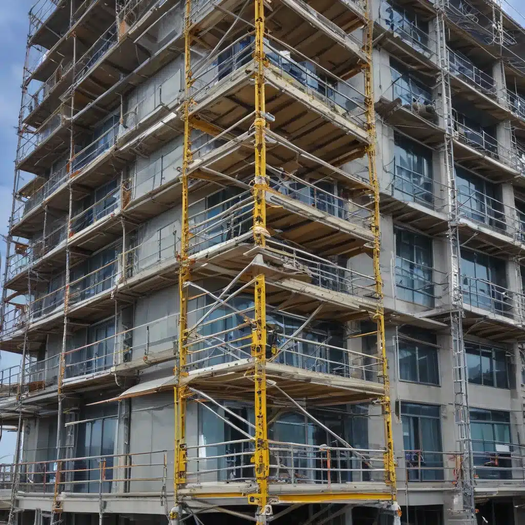 Mobile Scaffolding For Multi-Level Worksite Access