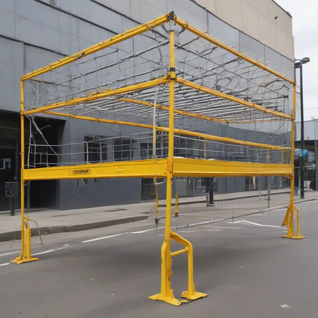 Overhead Protection from Scaffolding for Pedestrian Safety
