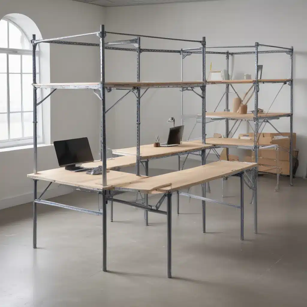 Quick-assembly Scaffolds for Fast Workspace Setups