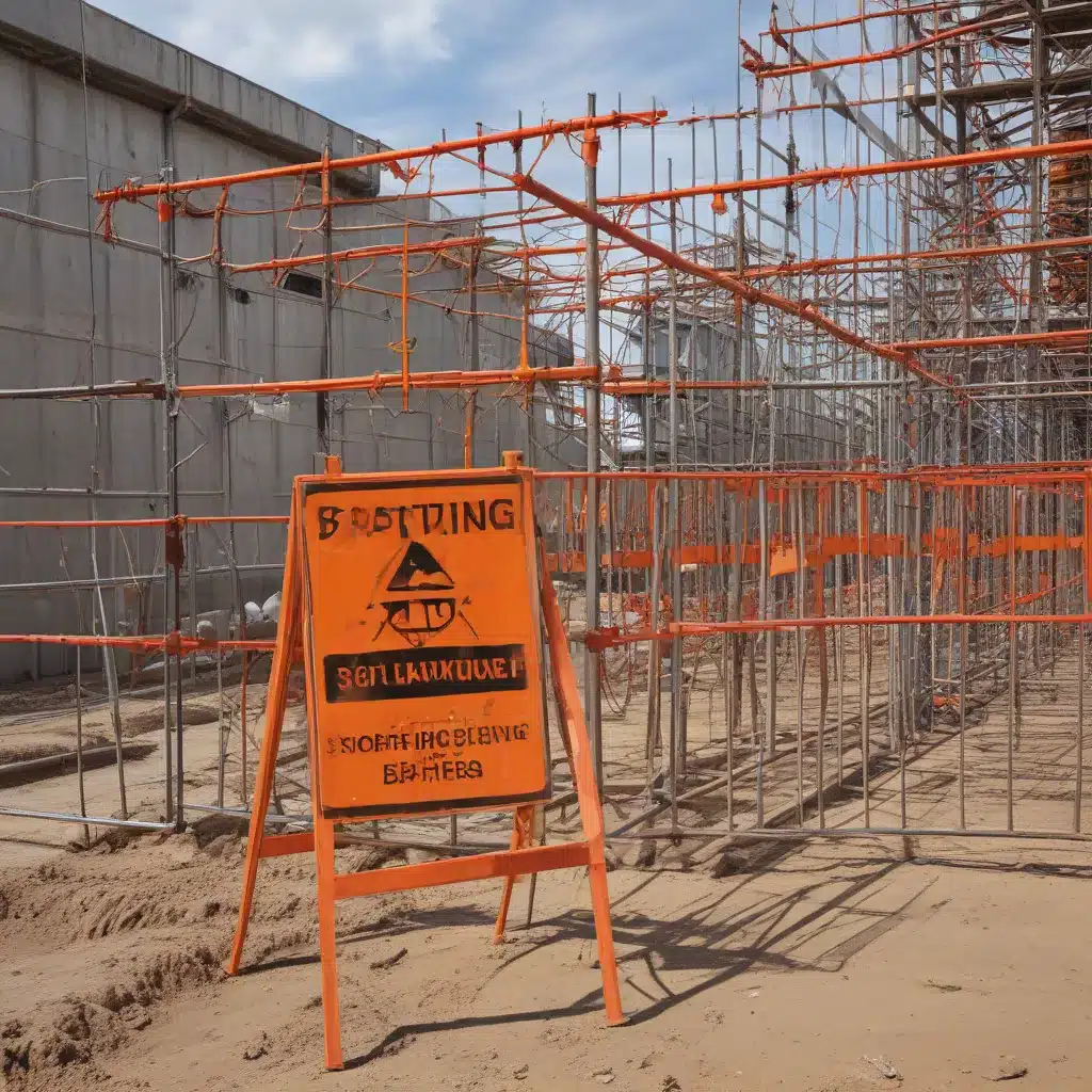 Safety Signage and Barriers: Vital for Scaffolding Work Zones