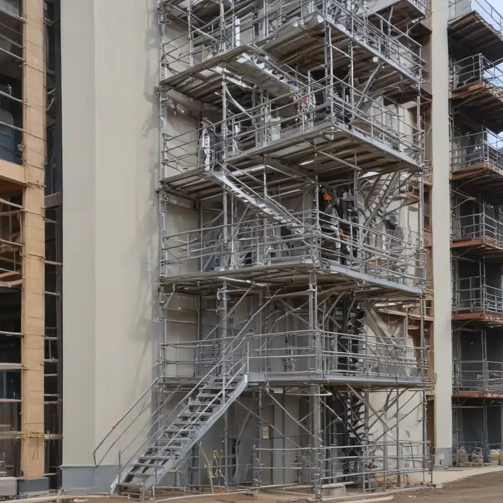 Scaffold Stair Towers for Safe Access Between Levels