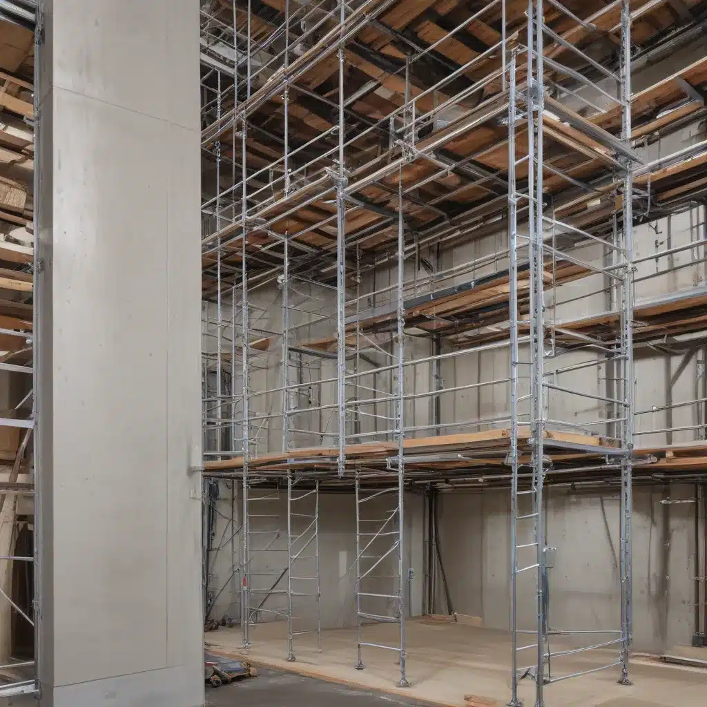 Simplifying Building Upgrades With Modular Scaffold Parts