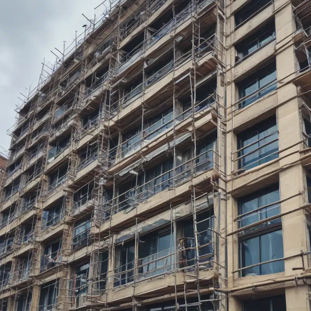 Simplifying Difficult Building Maintenance With Scaffolding