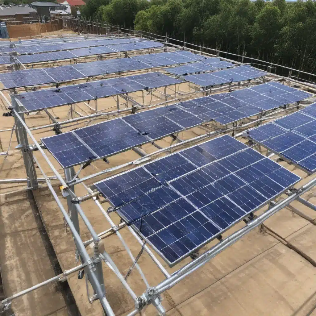 Solar Panel Installation Scaffolding Services