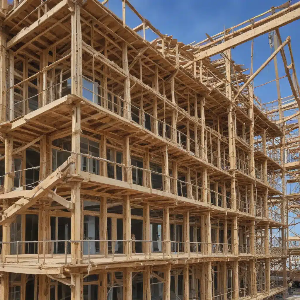 Timber Scaffolds for Sustainable Construction