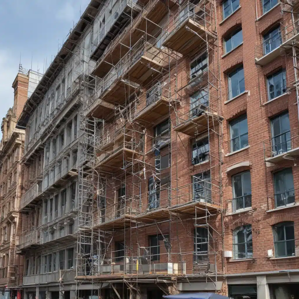 Using Scaffolding To Protect The Public During Repairs